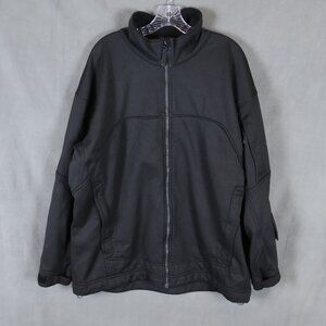 Massif Elements Jacket Mens XL Black Tactical Flame Resistant Softshell USA Made